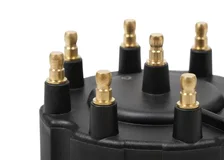 Black Distributor Cap, GM HEI, Late Model, Ext Coil image 4