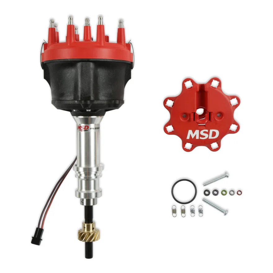 Billet Distributor - Ford - Small Block V8 - Bronze Gear
