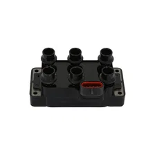 Street Fire Ignition Coil Pack, 1994-2000 Ford 6-Tower DIS Style, Black, Single image 2
