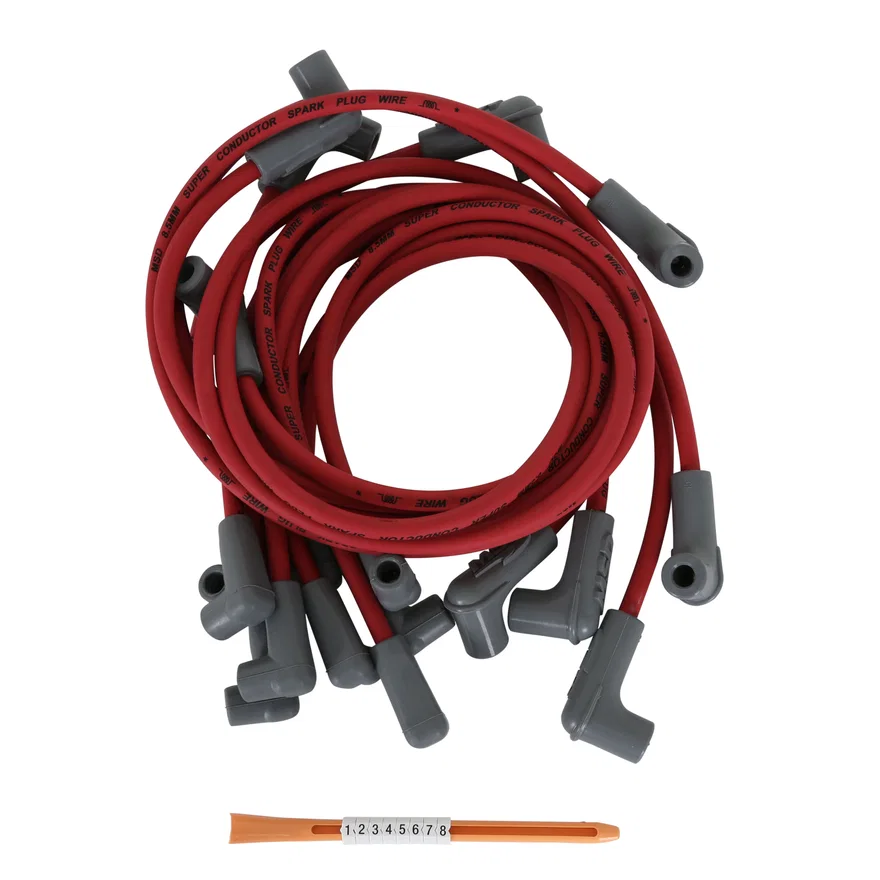 Spark Plug Wire Set, BB Chevy for use with PN 8541 Crab Cap