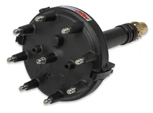 Black Chevy Low-Profile Crank Trigger Distributor image 3