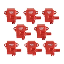 Ignition Coil - Pro Power Series - GM LS1/LS6 Engines - Red - 8-Pack for Chevrolet image 1