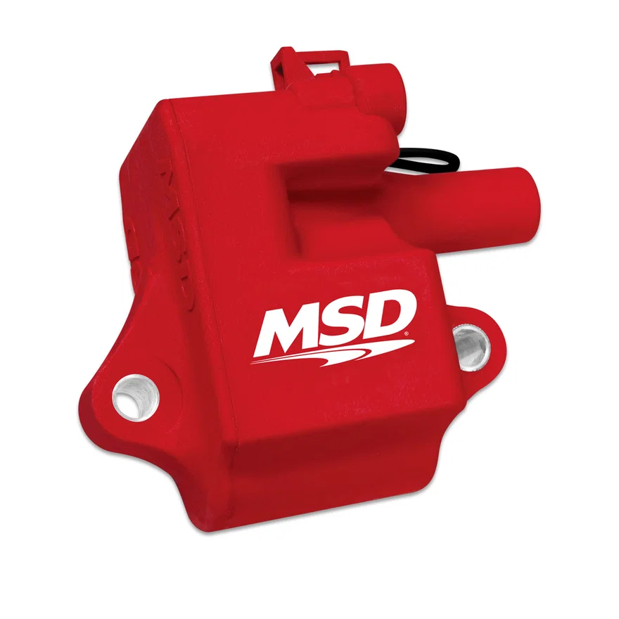 Ignition Coil - Pro Power Series - GM LS1/LS6 Engines - Red for Chevrolet