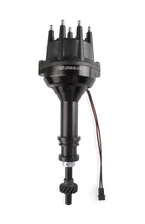 Black Distributor Ford 351C-460, Pro Billet, Small Cap, Steel Gear image 6