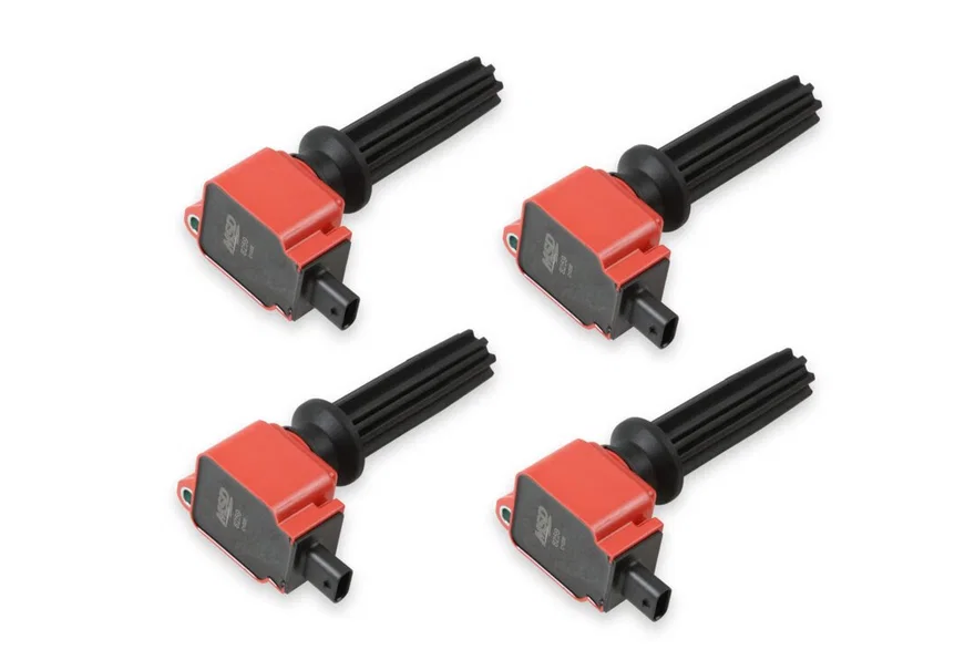 Ignition Coil - Ford EcoBoost - 2.0L/2.3L L4 - Red - 4-Pack