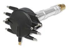 Chevy Super Tall Block Black Crab Cap Distributor image 4