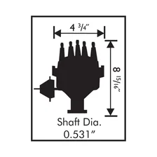 Ford 351C-460 Ready-To-Run Pro-Billet Distributor Steel Gear image 6