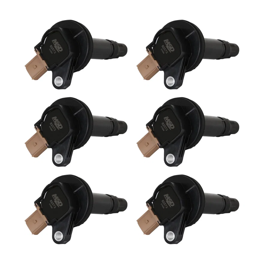 Ignition Coil - Ford EcoBoost - 3.5L V6 - 3-Pin Connector - Black - 6-Pack