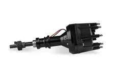 Black Distributor Ford 289-302, Pro Billet, Small Cap, Steel Gear image 7