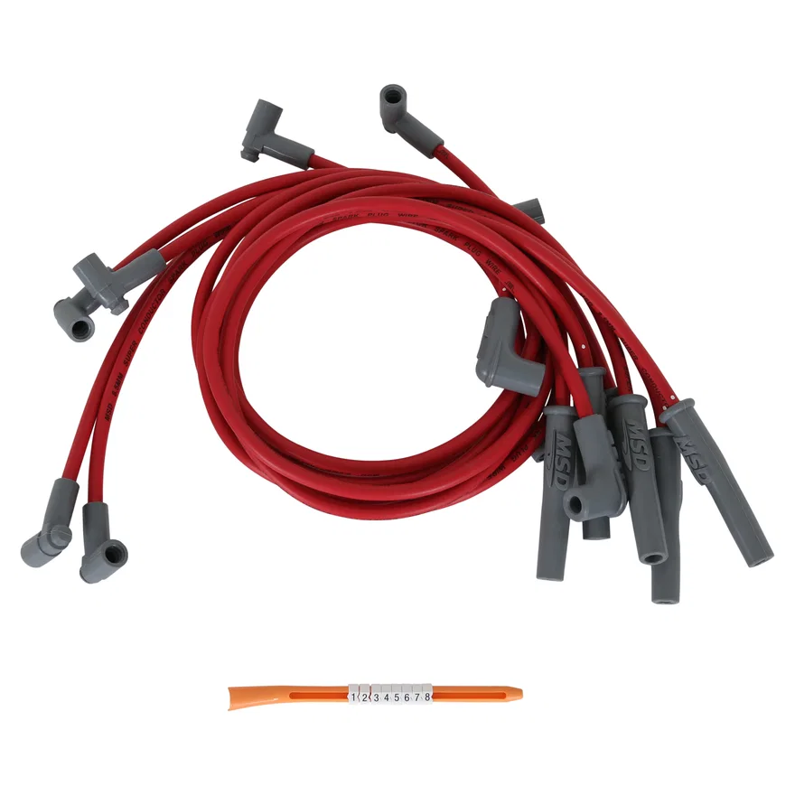 Super Conductor Spark Plug Wire Set Chevy '82-'83 Camaro/Trans Am