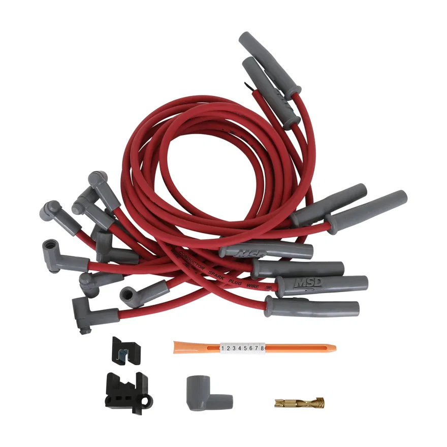 Super Conductor Spark Plug Wire Set, Chevy 454 ’75-On HEI