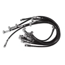Sleeved Spark Plug Wires for SBC under exhaust, HEI for Chevrolet image 1
