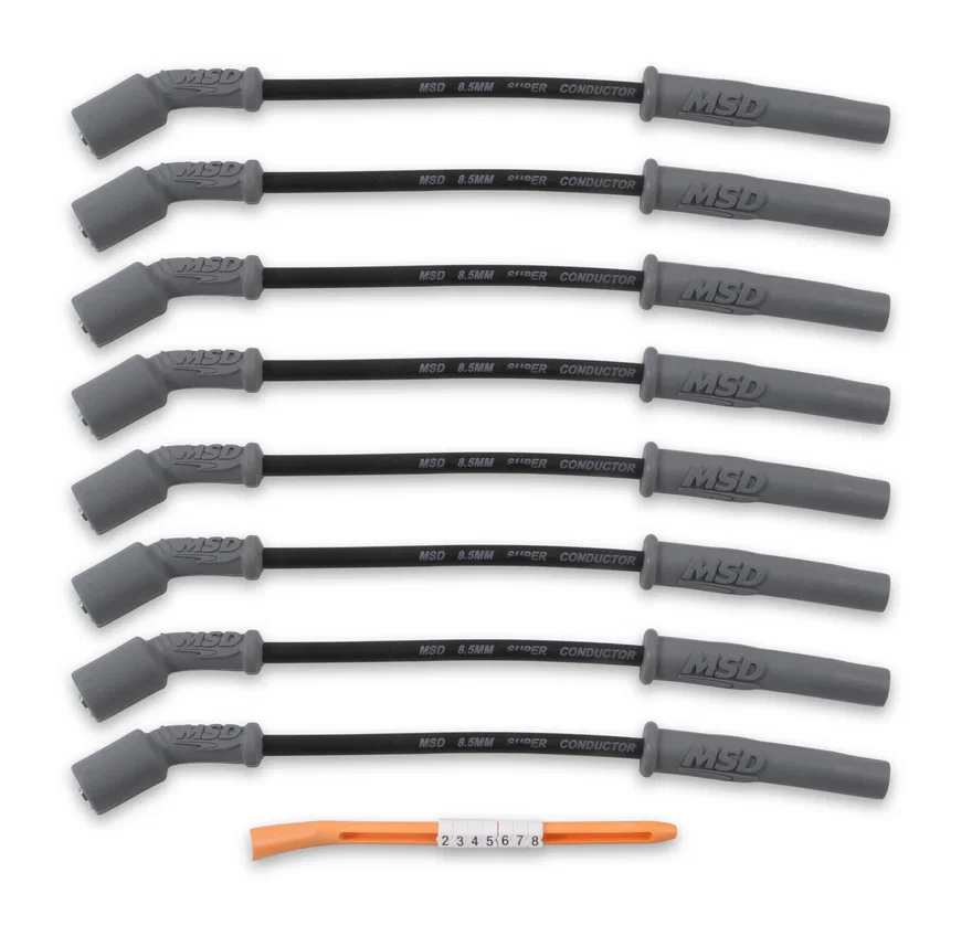 Super Conductor Spark Plug Wire Set - 99-13 GM Truck & SUV - Black