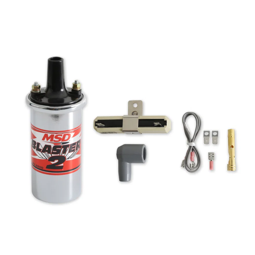 Ignition Coil - Blaster 2 Series - Ballast Resistor - Chrome for Buick