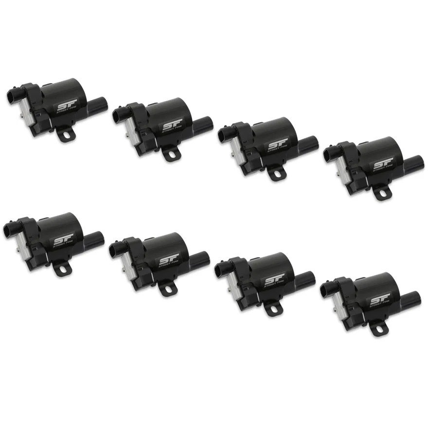 Street Fire Ignition Coils 1999-2007 GM L-Series Truck engines, Black, 8-Pack
