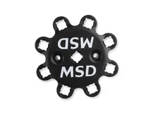 Black Distributor Ford 289-302, Pro Billet, Small Cap, Steel Gear image 3