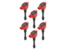 Ignition Coil - Blaster Series - Fits Nissan/Infiniti 3.7L - Red - 6-Pack image 1