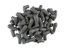 Boots, 90 Degree Logo Spark Plug, Gray Silicone 50EA image 1