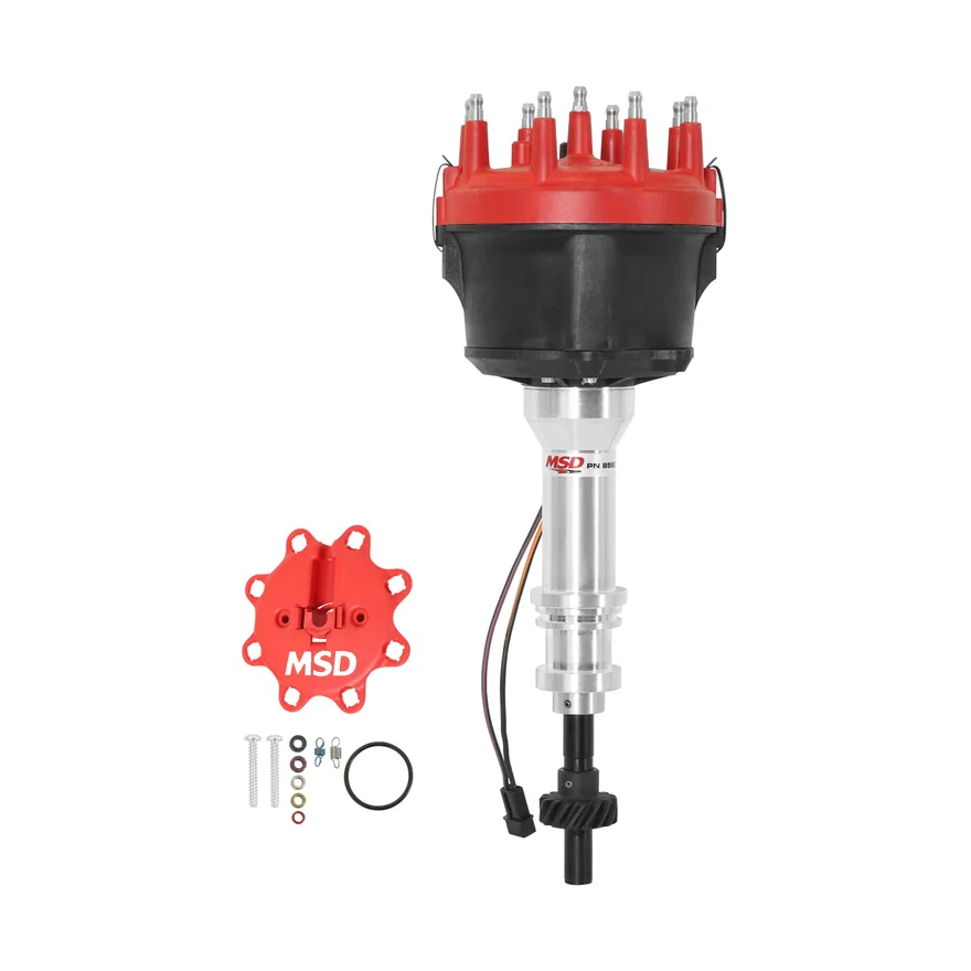 Ford V8 351C-460 Billet Distributor, STEEL GEAR