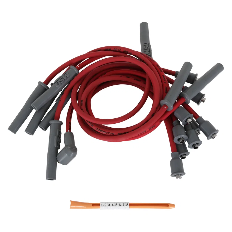 Super Conductor Spark Plug Wire Set, Chrysler  318-360, Socket