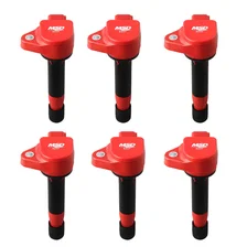 Ignition Coil - Blaster Series - Honda/Acura V6 - Red - 6-pack image 1