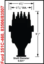 Ford 351C-460 Ready-to-Run Marine Distributor image 7