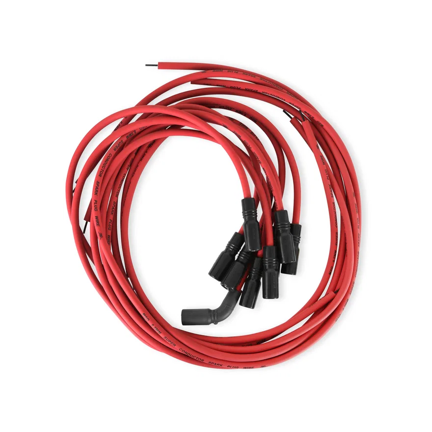 Super Conductor Spark Plug Wire Set, Univ. Chevy LT1 w/straight boot