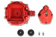 Distributor Cap and Rotor - GM HEI - Red image 3