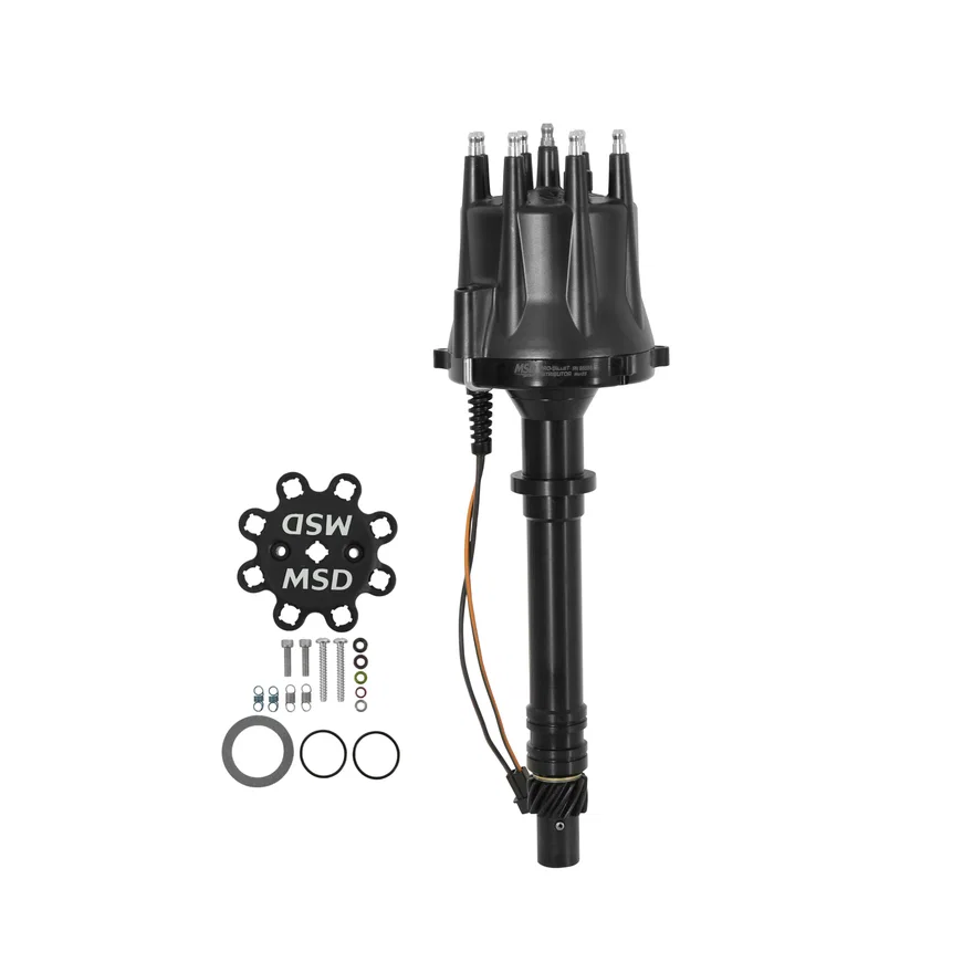 Chevy Black V8 Pro-Billet Distributor