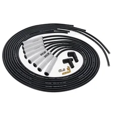 8mm Spiro Pro White Ceramic Boot Universal Wire Set 180˚ Black Wire image 2