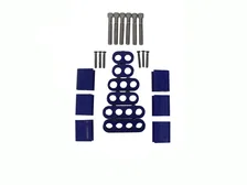 10.4mm Vertical Wire Loom Kit Blue image 1