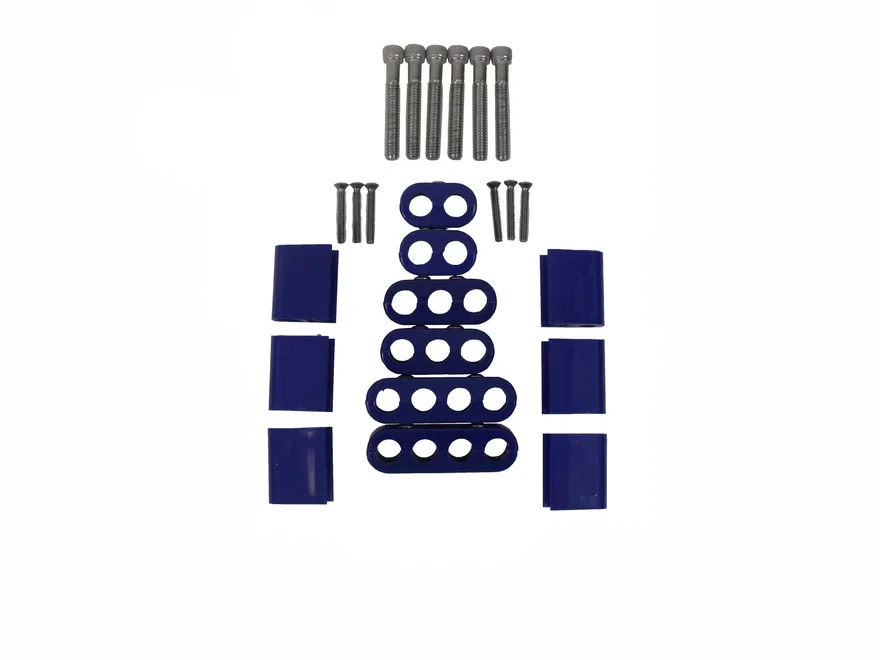 10.4mm Vertical Wire Loom Kit Blue