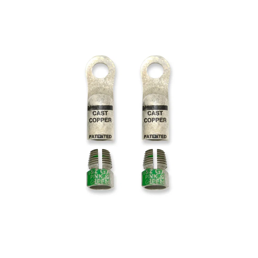 2Ga Compression Battery Eyelet 2 Pack