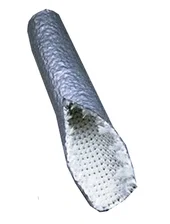 Fire Sleeve Boot Protectors 6in Silver image 3