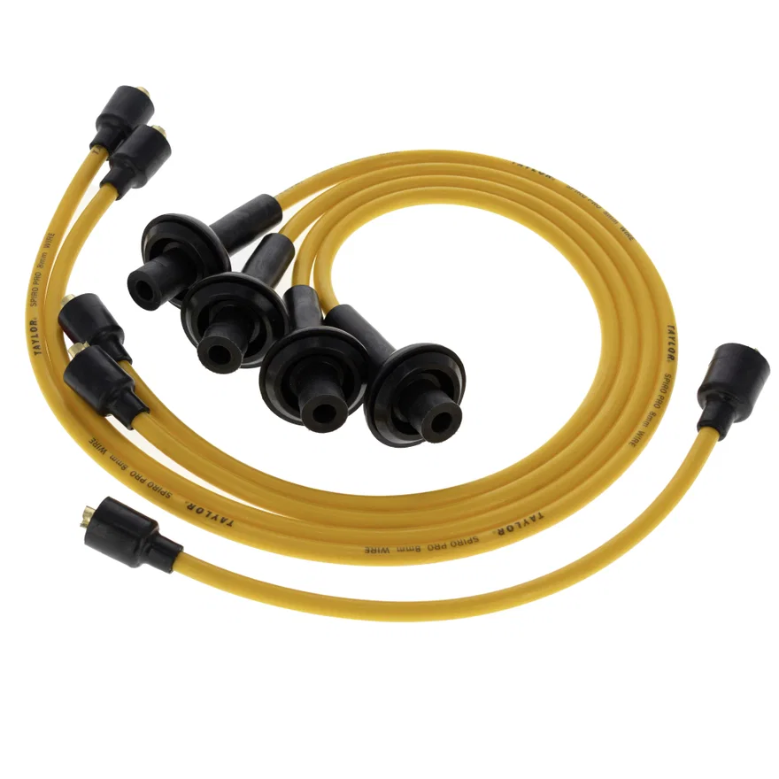 8mm Spiro-Pro custom 4 cyl yellow for Volkswagen