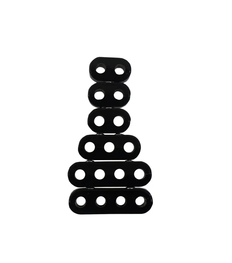 7-8mm 4 Cyl Vertical Wire Loom Kit Black