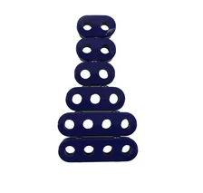 7-8mm 4 Cyl Vertical Wire Loom Kit Blue image 1