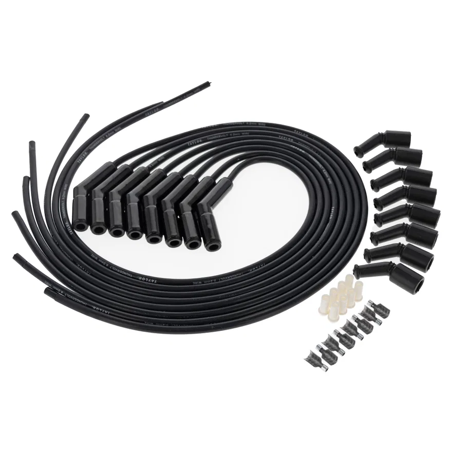 ThunderVolt 8.2 Black Ceramic Boot LS Universal Wire Set 135 Deg Black Wire