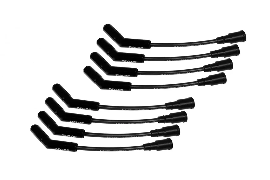 8.2mm ThunderVolt Spiro Pro Black, Black Ceramic, Ford 7.3L Wire Set