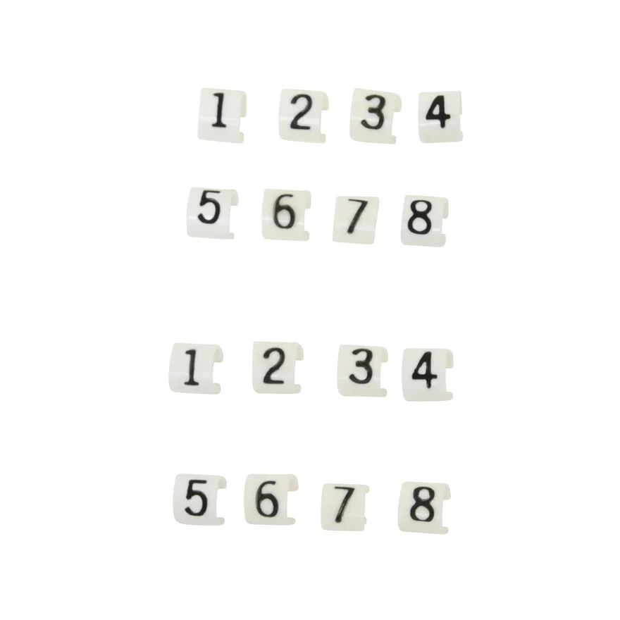 7-8mm Clip-On Wire Markers