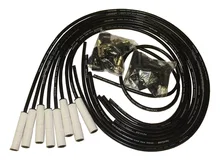 8mm Spiro Pro White Ceramic Boot Universal Wire Set 180˚ Black Wire image 1