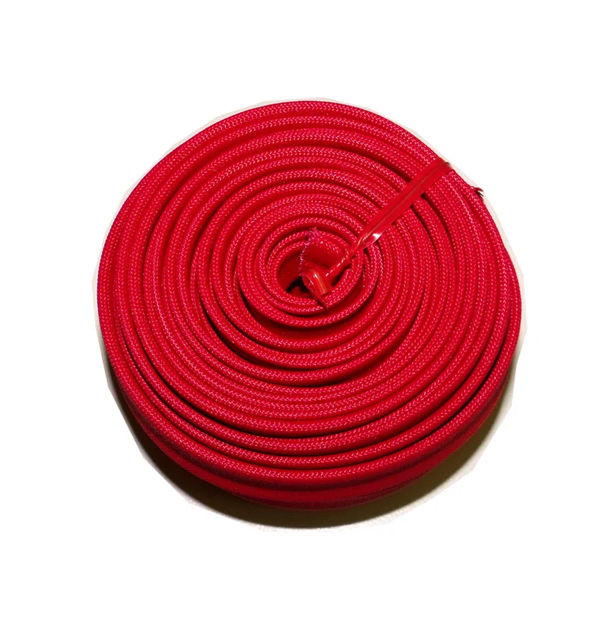 Thermal Protective Wire Sleeving 25ft Red