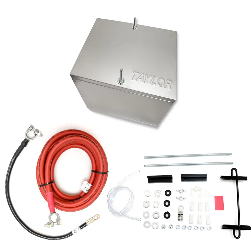Battery Box Alum Nhra With 2Ga Cables