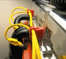7-8mm Vertical Wire Loom Kit Red image 3