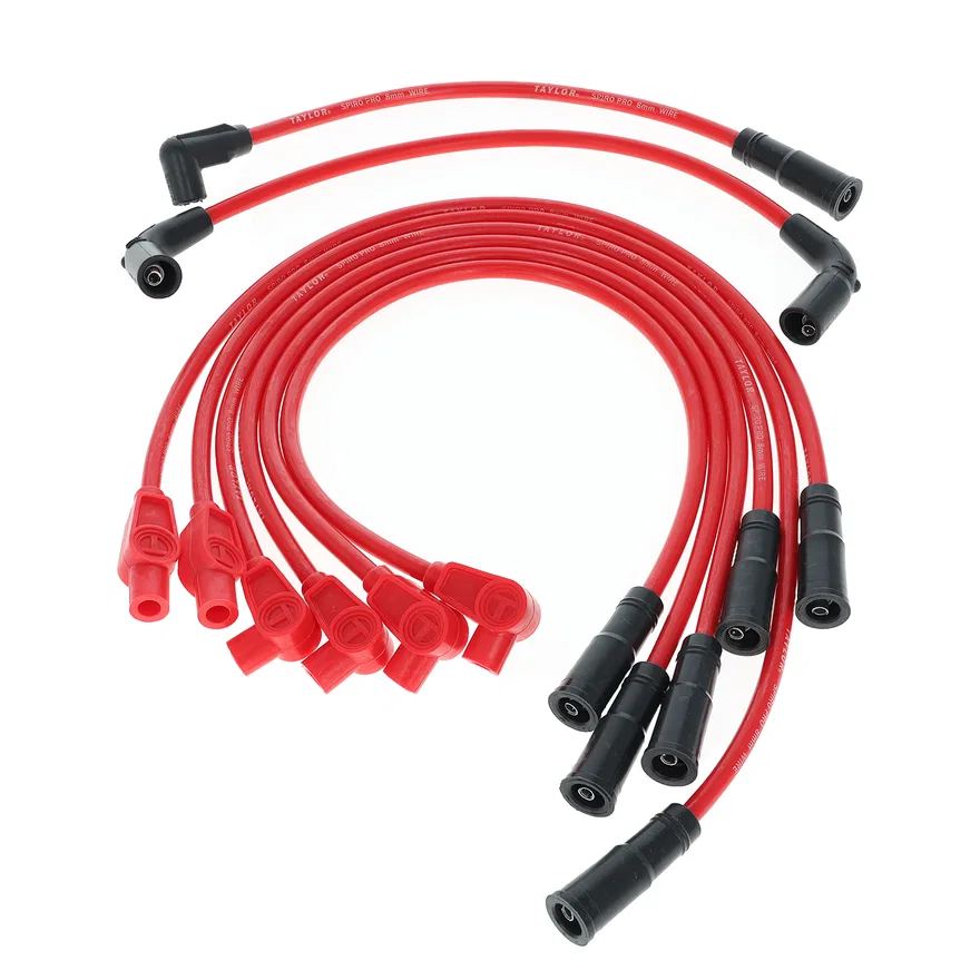 8mm Spiro-Pro custom 6 cyl red