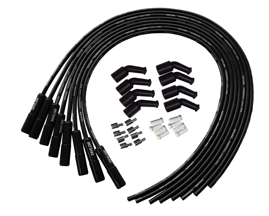 ThunderVolt 8.2 Black Ceramic Boot LS Universal Wire Set 180 Deg Black Wire