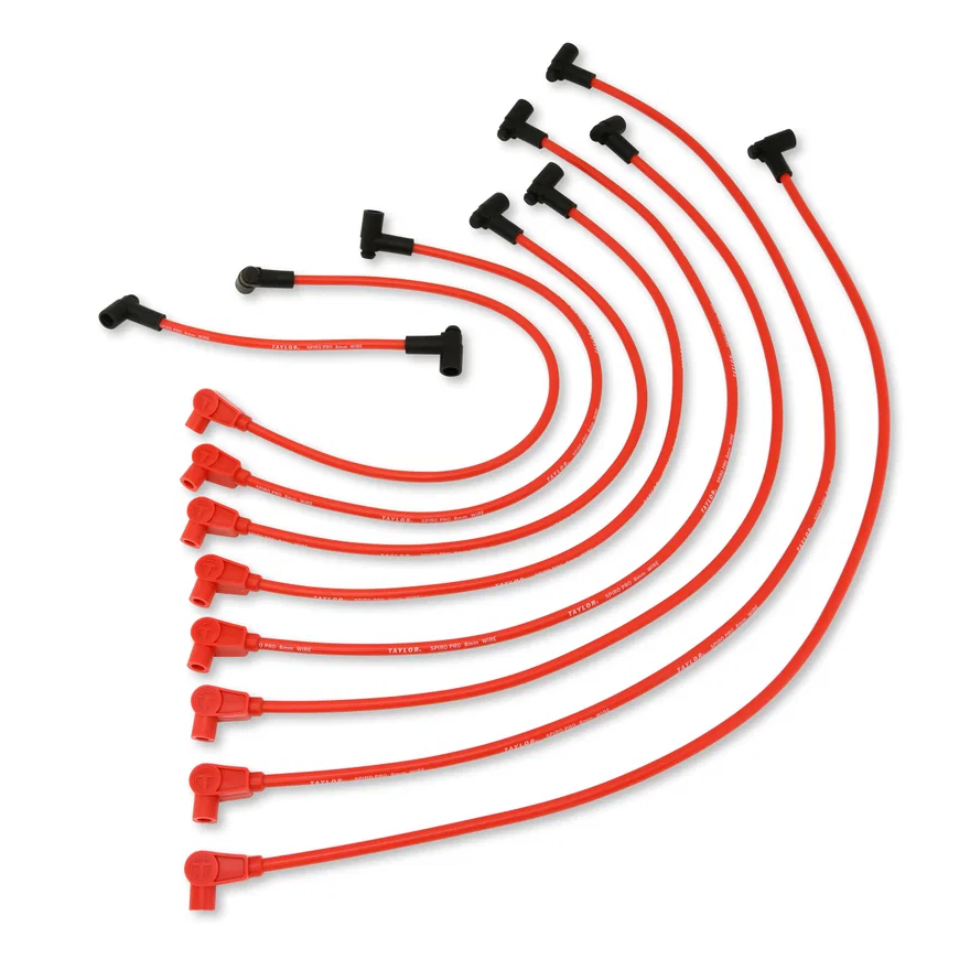 8mm Spiro-Pro custom 8 cyl red