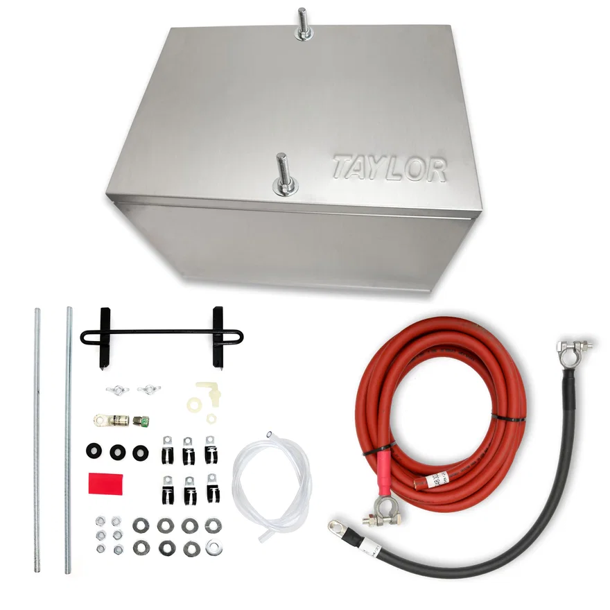 Battery Box Alum Nhra With 2Ga Cables