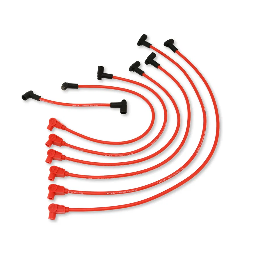 8mm Spiro-Pro custom 6 cyl red