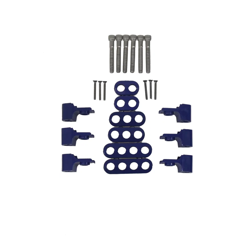 10.4mm Horizontal Wire Loom Kit Blue